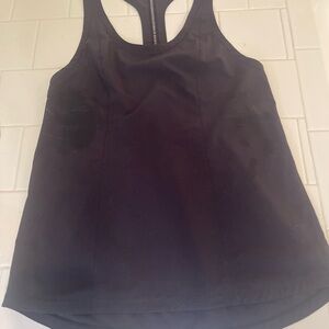 Lululemon Black Racerback Singlet Tank size 4. Never worn